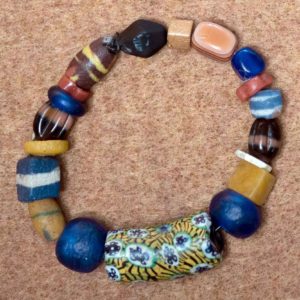 Handmade Bracelet with African Trade Bead-3
