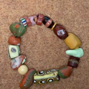 Handmade Bracelet with African Trade Beads-4